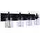 Craftmade Reeves 4 Light Vanity in Flat Black