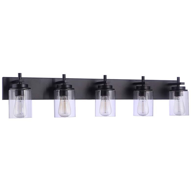 Image 1 Craftmade Reeves 5 Light Vanity in Flat Black