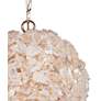 2_Craftmade Roxx 14" Modern Gold and Natural Rock Crystal Globe Pendant more views
