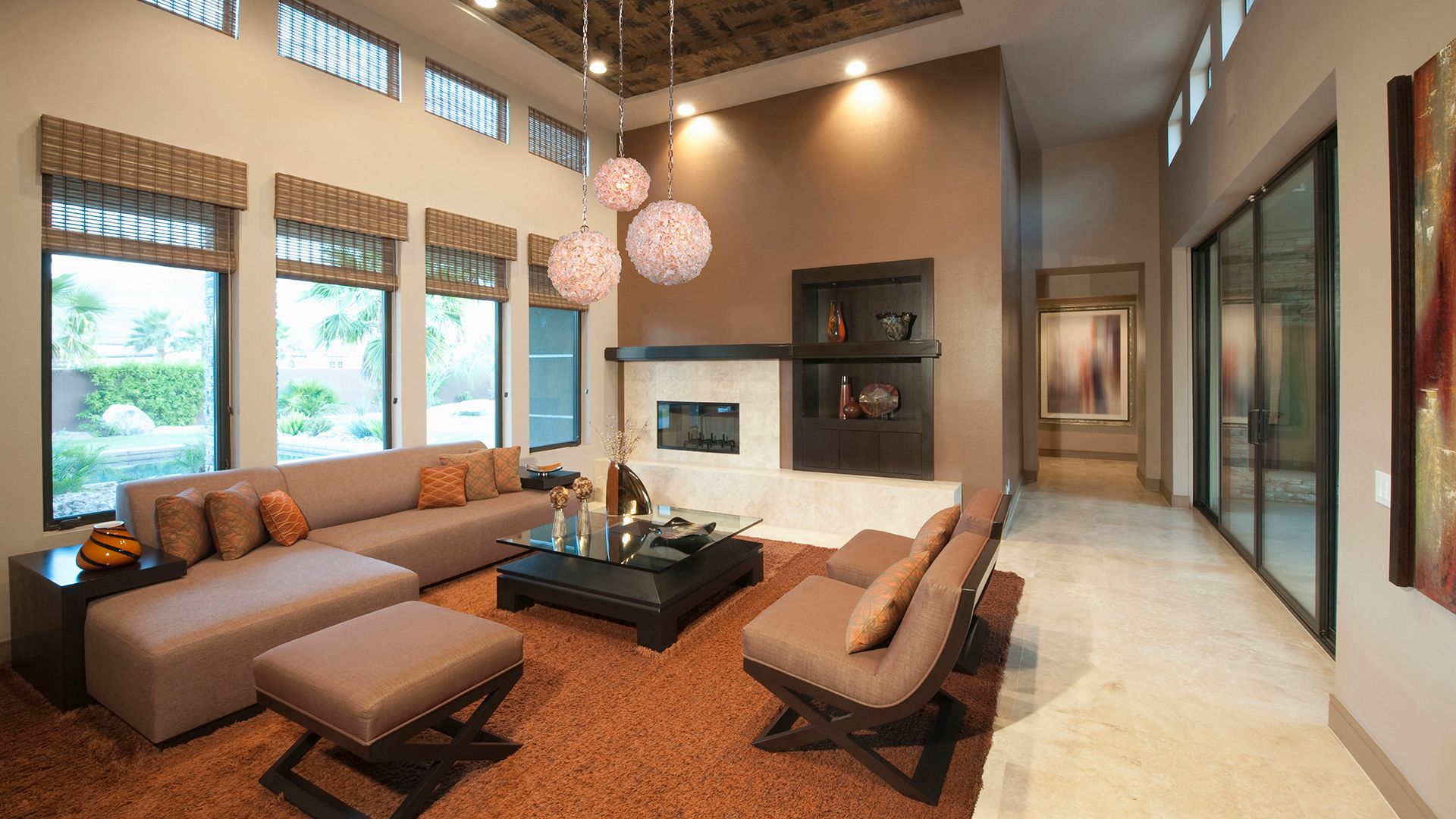 Image 3 Craftmade Roxx 14" Modern Gold and Natural Rock Crystal Globe Pendant more views