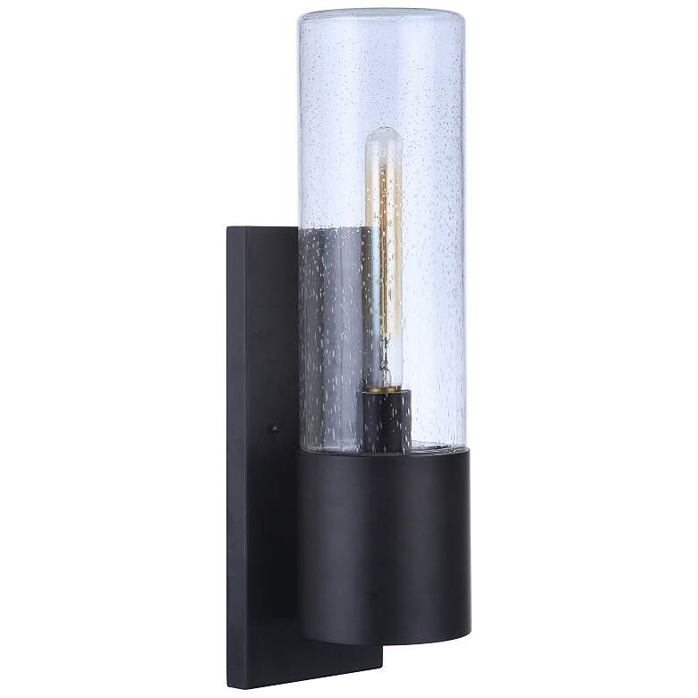 Image 1 Craftmade Sabre 17" High Midnight Outdoor Wall Light