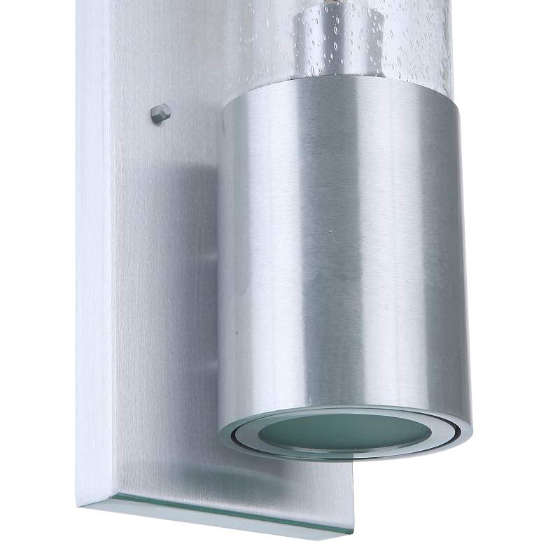 Image 4 Craftmade Sabre 17" High Satin Aluminum Outdoor Wall Light more views