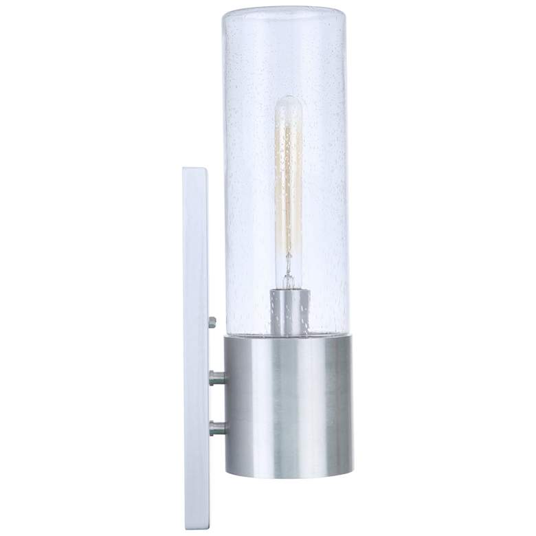 Image 6 Craftmade Sabre 17" High Satin Aluminum Outdoor Wall Light more views
