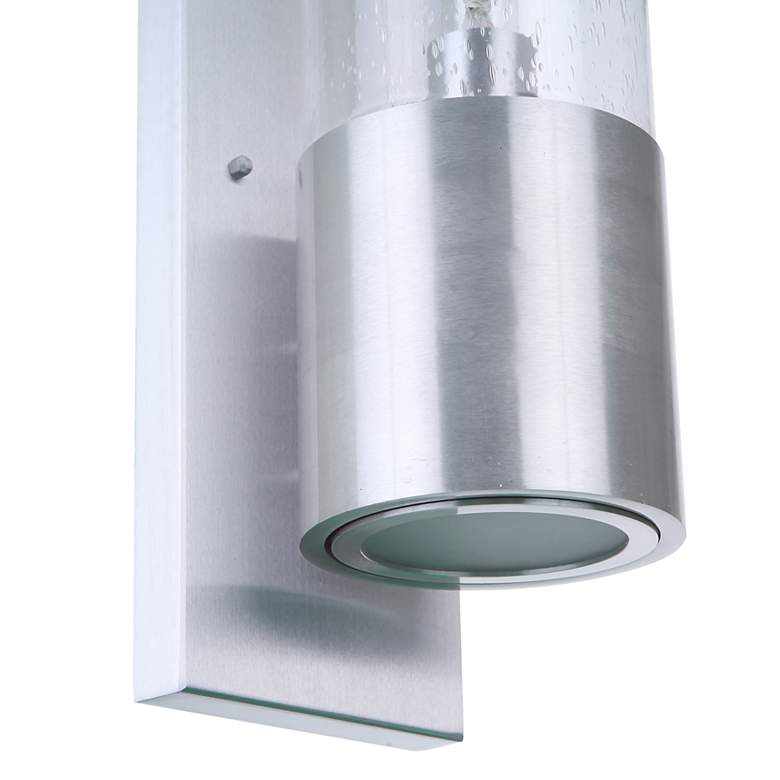 Image 4 Craftmade Sabre 20" High Satin Aluminum Outdoor Wall Light more views