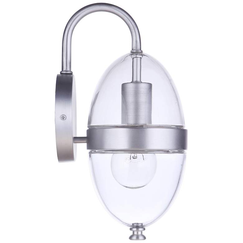 Image 3 Craftmade Sivo 11 3/4" High Satin Aluminum Outdoor Wall Light more views