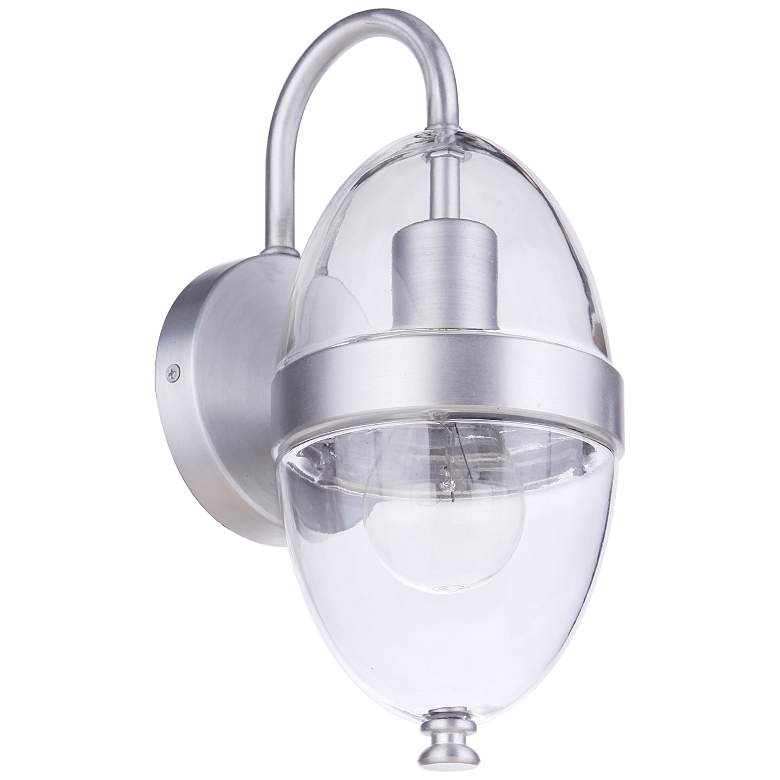 Image 4 Craftmade Sivo 11 3/4" High Satin Aluminum Outdoor Wall Light more views