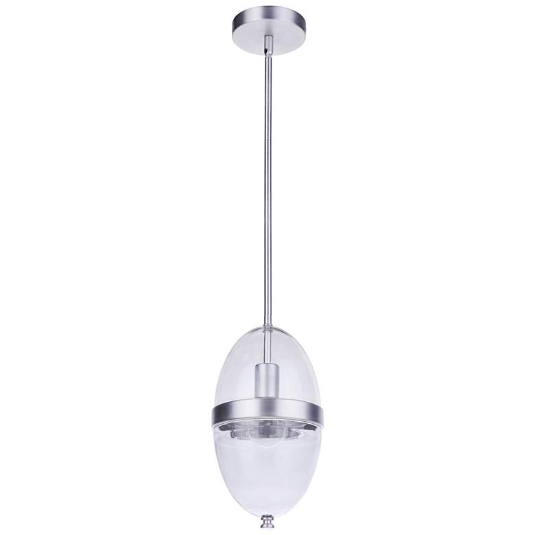 Image 3 Craftmade Sivo 13" High Satin Aluminum Outdoor Hanging Light more views