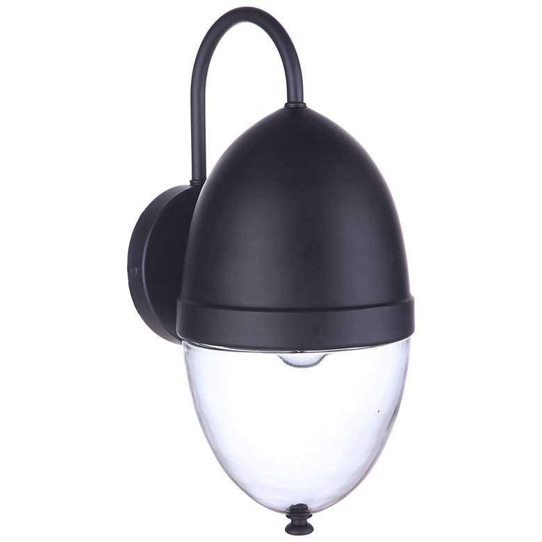 Image 1 Craftmade Sivo 15" High Midnight Metal Outdoor Wall Light