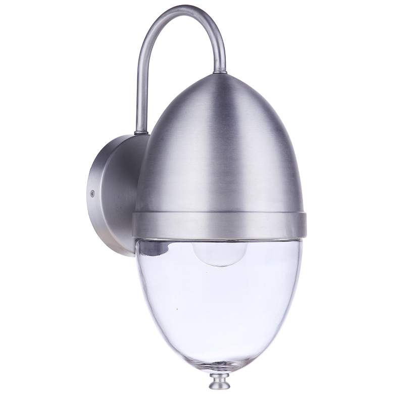 Image 1 Craftmade Sivo 15" High Satin Aluminum Metal Outdoor Wall Light