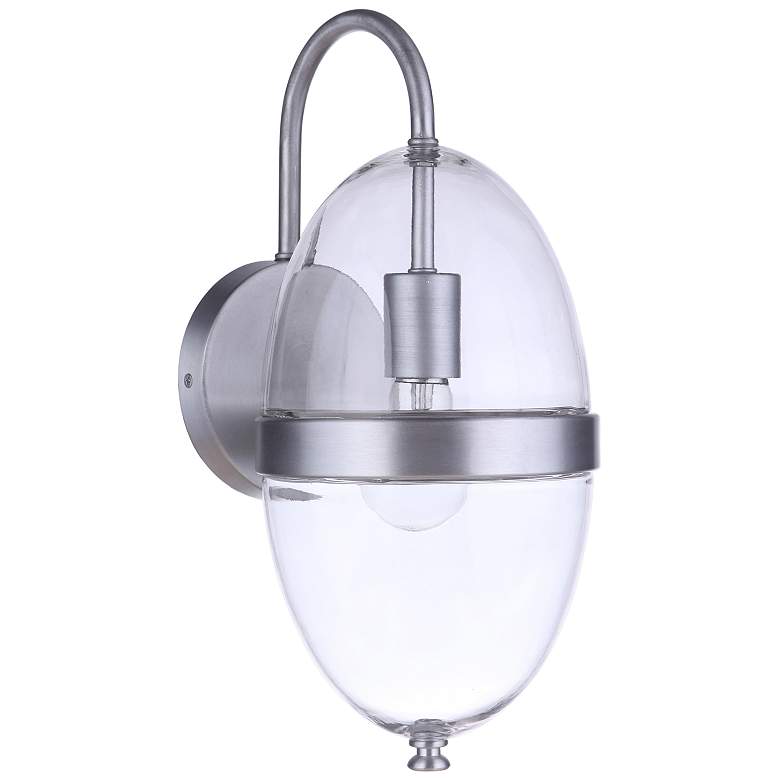 Image 1 Craftmade Sivo 15" High Satin Aluminum Outdoor Wall Light