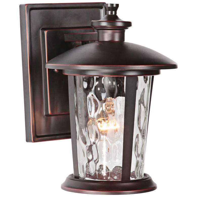 Image 1 Craftmade Summerhays 11" High Gilded Oiled Bronze Outdoor Wall Light