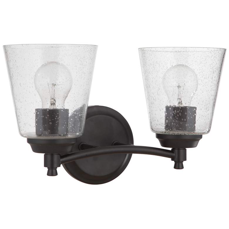 Image 1 Craftmade Tyler 2 Light Vanity in Flat Black
