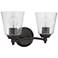 Craftmade Tyler 2 Light Vanity in Flat Black