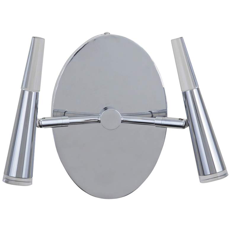 Image 1 Craftmade Vanguard 8 inch High Chrome 2-LED Wall Sconce