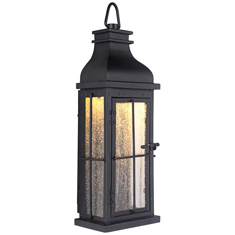 Image 1 Craftmade Vincent 17" High Midnight LED Outdoor Wall Light