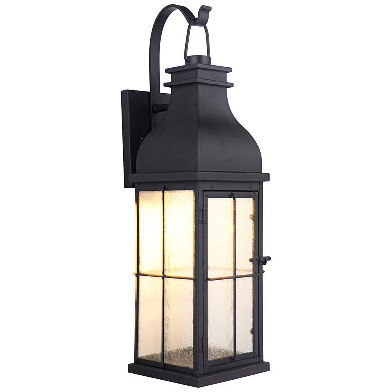 Image 1 Craftmade Vincent 18 1/2"H Midnight LED Outdoor Wall Light