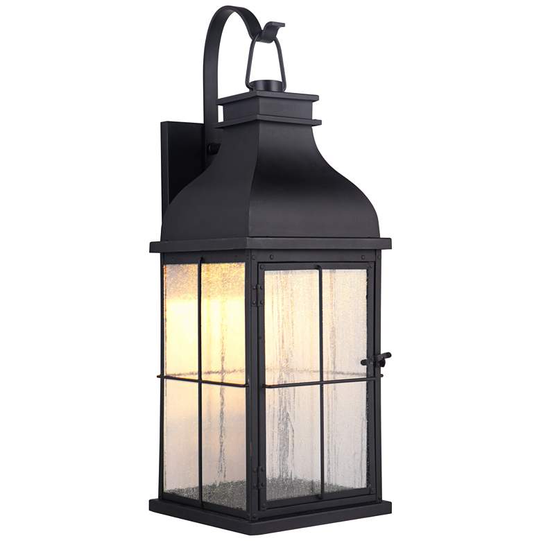 Image 2 Craftmade Vincent 25" High Midnight LED Outdoor Wall Light