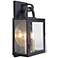 Craftmade Wolford 15 3/4" High Matte Black Outdoor Lantern Wall Light