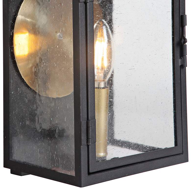 Image 3 Craftmade Wolford 15" High Matte Black Outdoor Wall Light more views
