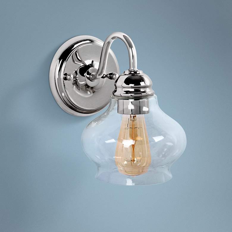 Image 1 Craftmade Yorktown 8 3/4" High Polished Nickel Wall Sconce