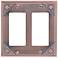 Craftsman Collection Copper Double Rocker Wall Plate