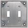 Craftsman Double Toggle Pewter Finish Wall Plate