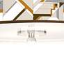 Craftsman Mosaic Giclee 16" Wide Semi-Flush Ceiling Light