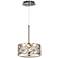 Craftsman Mosaic Giclee Glow 10 1/4" Wide Pendant Light