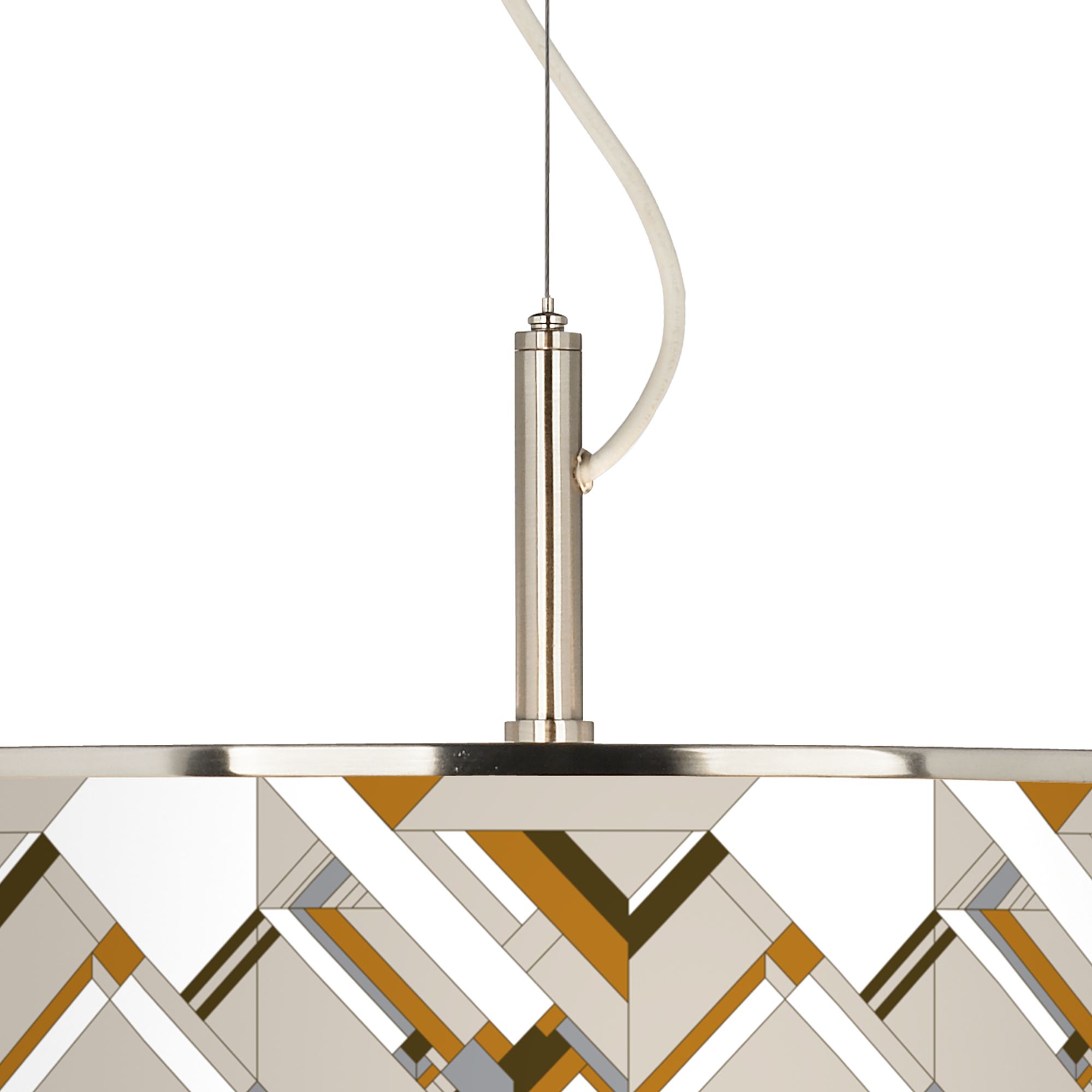 Image 2 Craftsman Mosaic Giclee Glow 20" Wide Pendant Light more views