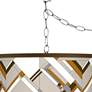 Thumbnail2 of Craftsman Mosaic Giclee Glow Plug-In Swag Pendant more views