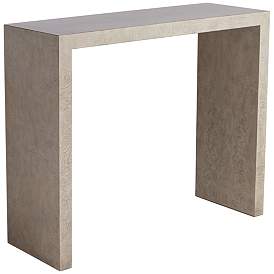 Image2 of Craig 38" Wide Modern Gray Finish Console Table