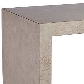 Image3 of Craig 38" Wide Modern Gray Finish Console Table more views