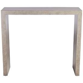 Image4 of Craig 38" Wide Modern Gray Finish Console Table more views