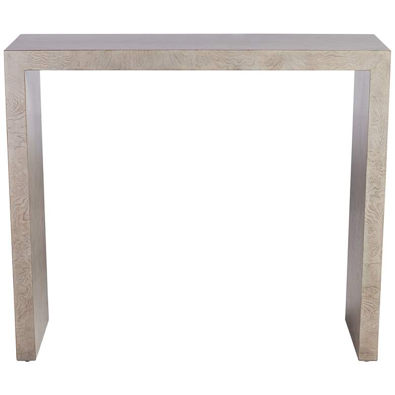 Image 5 Craig 38" Wide Modern Gray Finish Console Table more views