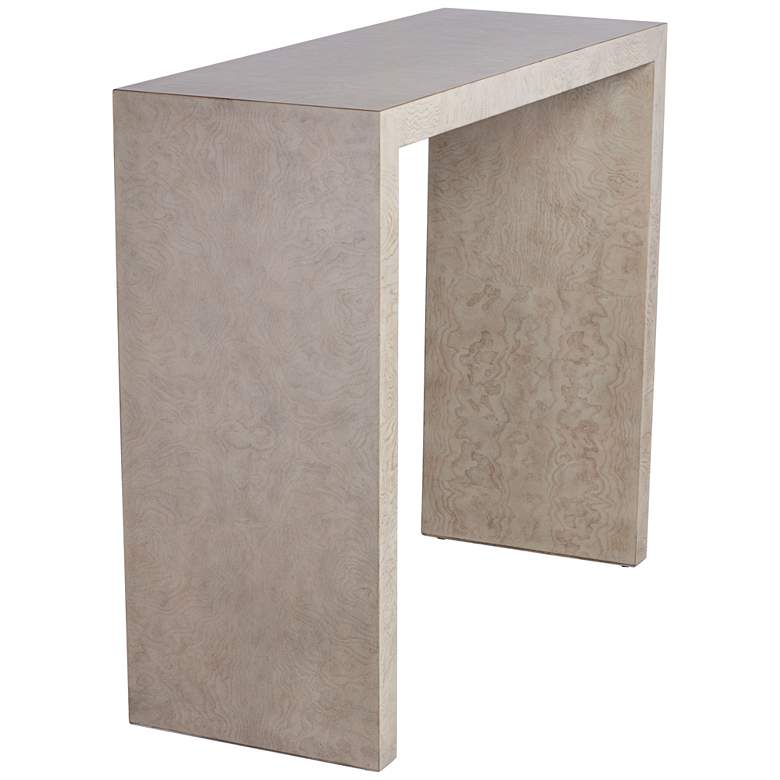 Image 6 Craig 38" Wide Modern Gray Finish Console Table more views