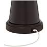 Craig Bronze Table Lamps With USB With 8" Square Risers