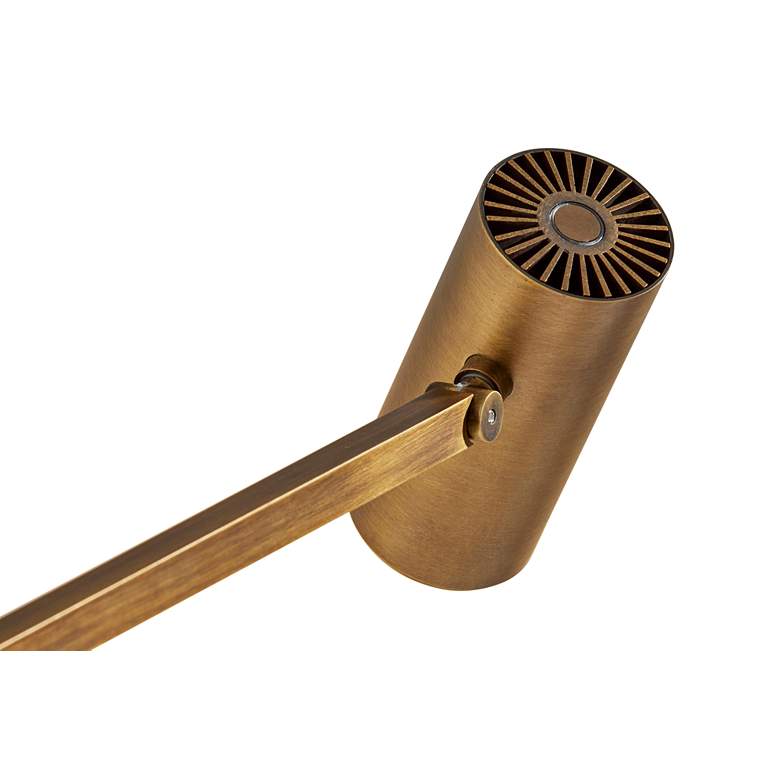 Image 2 Crane Brass Touch Desk Lamp with USB Port Wireless Charging more views