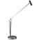 Crane Brushed Steel Adjustable LED Desk Lamp