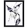 Crane II 42" High Rectangular Framed Giclee Wall Art