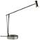 Crane Nickel Touch Desk Lamp with USB Port Wireless Charging