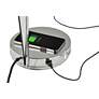 6_Crane Nickel Touch Desk Lamp with USB Port Wireless Charging more views