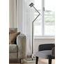 2_Crane Polished Nickel Metal Touch Task Floor Lamp