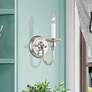 1_Cranford 5-in W 1-Light Brushed Nickel Candle Wall Sconce