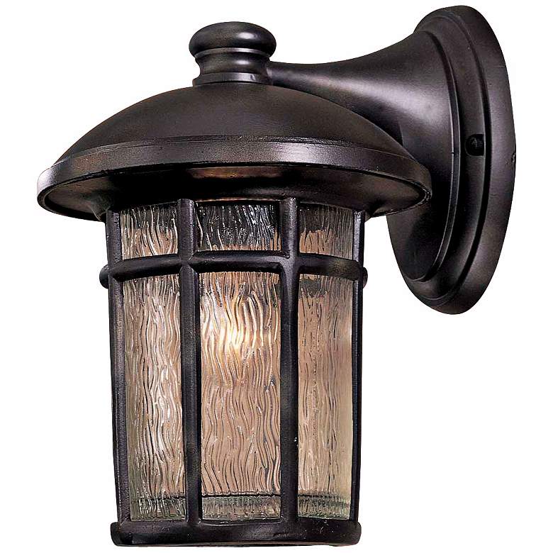 Image 1 Cranston 12 3/4" High Heritage Finish Outdoor Wall Light