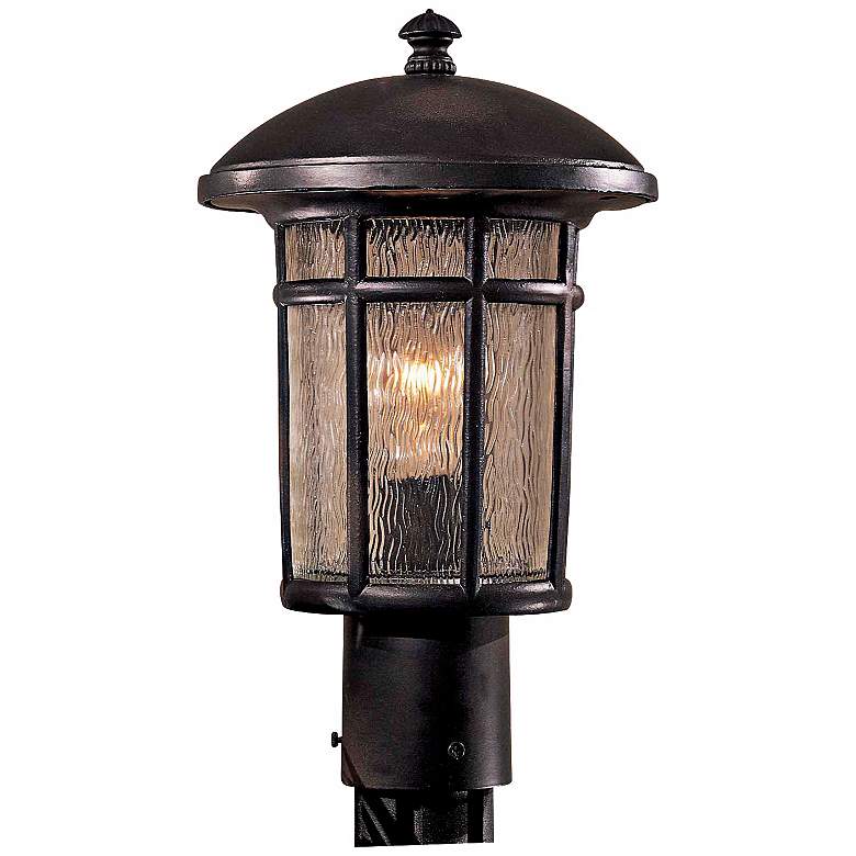 Cranston Collection 14 3/4&quot; High Post Mount Outdoor Light