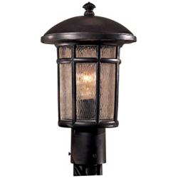 Cranston Collection 14 3/4&quot; High Post Mount Outdoor Light
