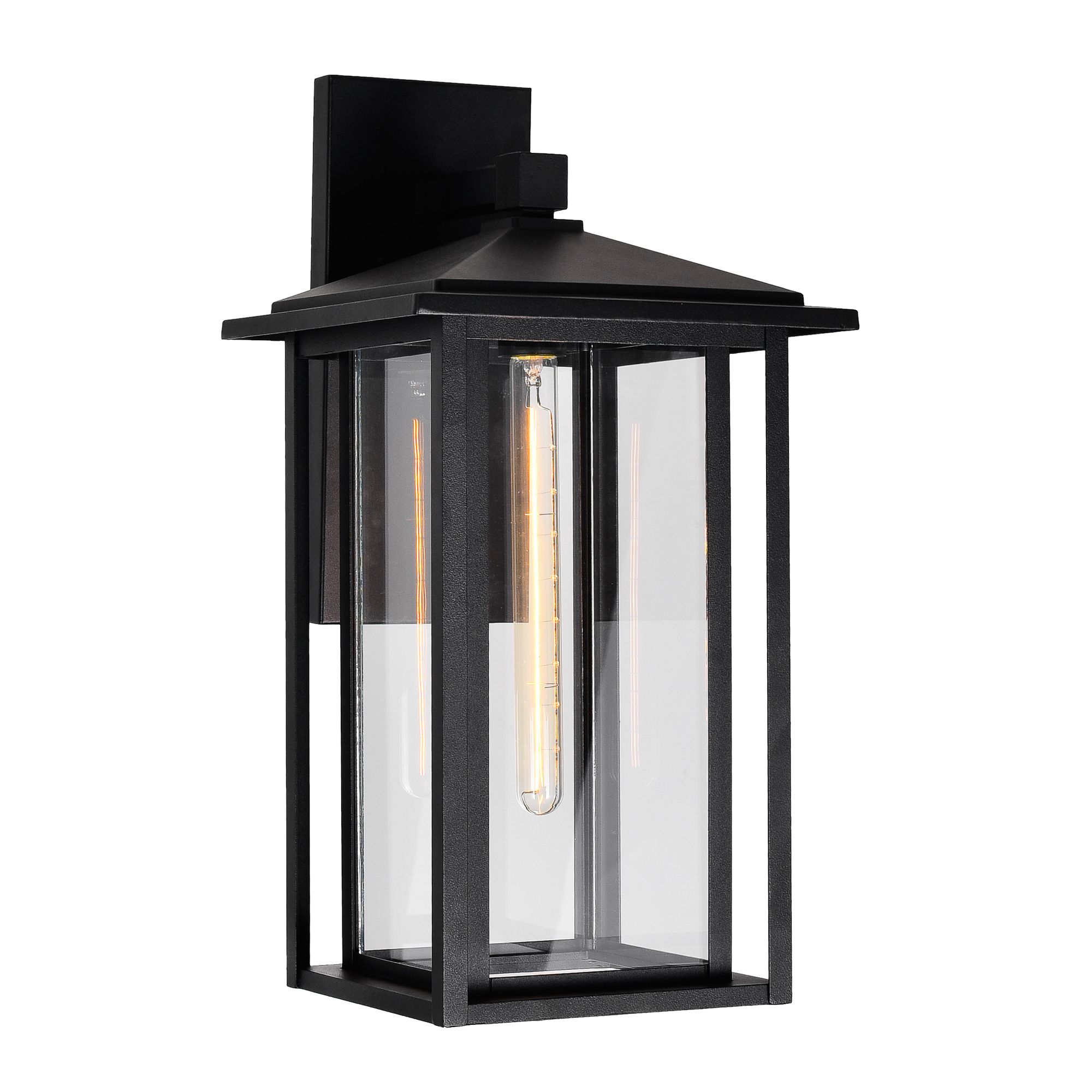 Image 4 Crawford 1 Light Black Outdoor Wall Light more views
