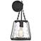 Crawford 1-Light Wall Sconce in Matte Black