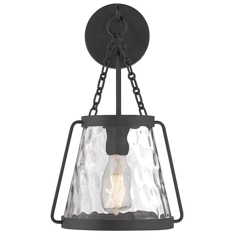 Image 3 Crawford 1-Light Wall Sconce in Matte Black more views