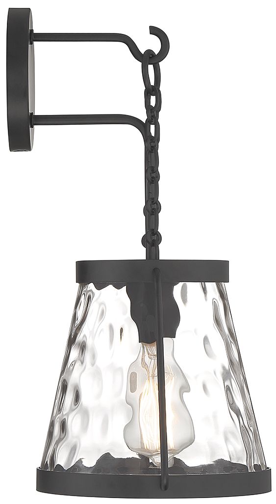Image 5 Crawford 1-Light Wall Sconce in Matte Black more views